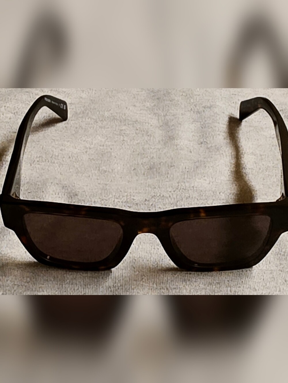 Prada Rectangular Tortoiseshell Sunglasses - Brown Lenses - Picture 8 of 9